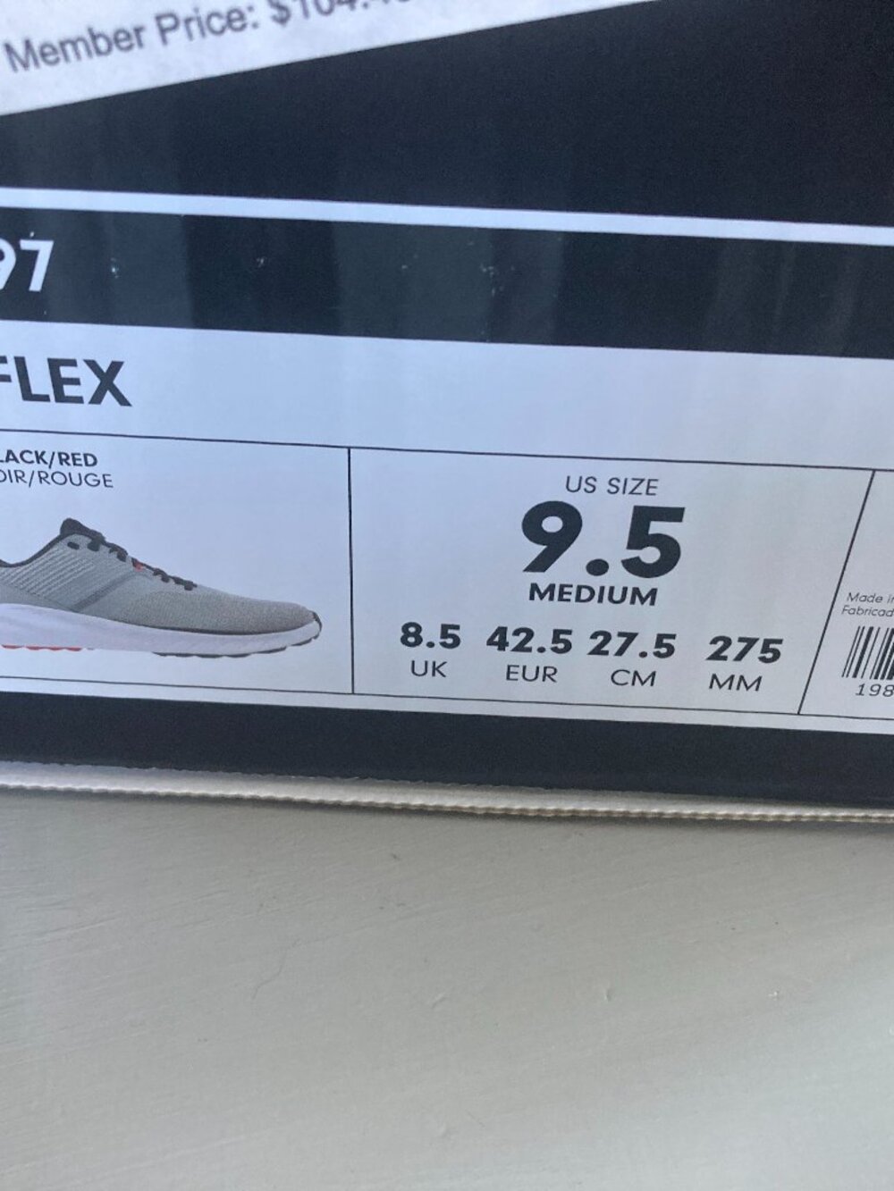 Footjoy FLEX  Golf Shoes 9.5M MEN  #56297  NEW IN BOX